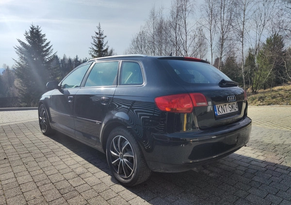 Audi A3 cena 12800 przebieg: 217000, rok produkcji 2007 z Proszowice małe 137